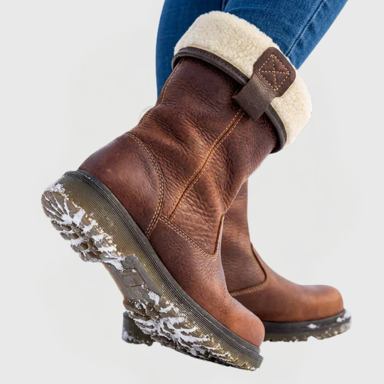 Hazel | Cozy Winter Ankle Boots